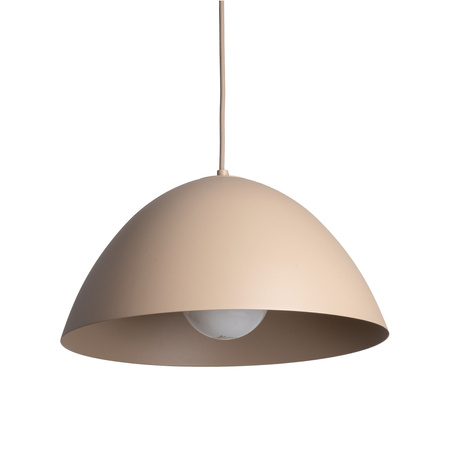 Metalowa lampa wisząca w kolorze beżowym o średnicy 34cm FARO SABIA 1xE27 Tk Lighting 10657
