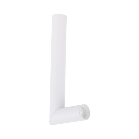Oprawa sufitowa biała długa tuba 36,5cm z ruchomą głowicą ELARIS WHITE M 1xGU10 MINI MR11 Tk Lighting 11254