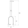 LAMPA WISZĄCA ciekawy projekt ENIGMA ZIELONA MAXLIGHT P0522