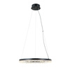 Lampa wisząca ring 50cm w kolorze czarny matt LED Barlo Italux PND-34526-M-BK