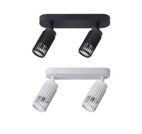 Lampa sufitowa oprawa VERTICAL SPOT WHITE BLACK 2xGU10 Milagro ML0305 ML0295 kolor do wyboru