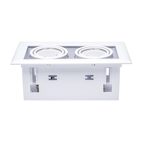 LAMPA PODTYNKOWA BLOCCO BIAŁY 2x7W GU10 LED ML473