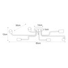 Lampa sufitowa K-3890 z serii SKADI Kaja Lighting