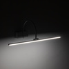 Nowoczesny kinkiet liniowy czarny 59cm – oświetlenie nad lustro lub obraz LED 3000K ARTLINE LED Nowodvorski 11958