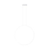 Lampa wisząca pionowy biały pierścień o średnicy 80cm IP44 Maxlight P0653 Visual Ver 30W