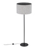 Lampa podłogowa z abażurem 50cm VELLUM BLACK 1XE27 Tk Lighting 16166