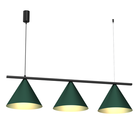 Lampa wisząca CAPITAL BLACK GREEN 3XGX53 MLP1530