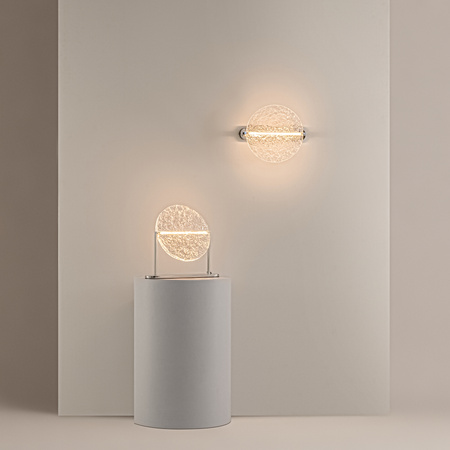 Designerski okrągły kinkiet LED 3000K Mangata MOD387WL-L8CH3K Maytoni