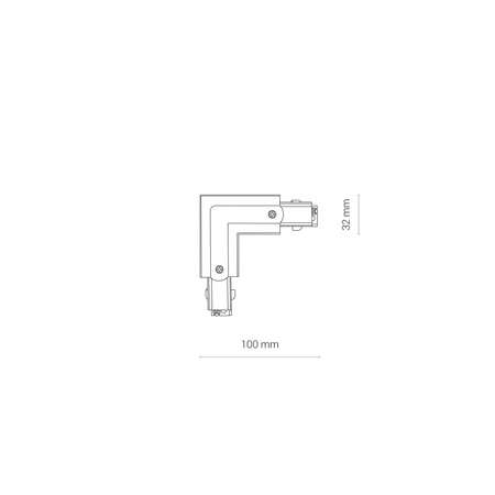 CTLS POWER L CONNECTOR, LEFT (L-L) 3-obwodowy CTLS Nowodvorski 8705