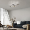 Lampa sufitowa spirala w kolorze czarnym i mosiężnym EMANDA LED 3000K z funkcją SwitchMo Just Light 19112-68