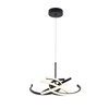 Lampa wisząca Spider 48 cm czarna LED CCT Light Prestige LP-1225/1P 48 BK