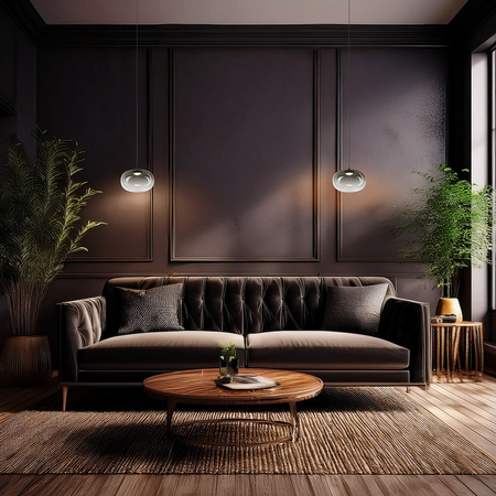 Lampa wisząca VASO 1 SMOKED 4W Milagro ML1397