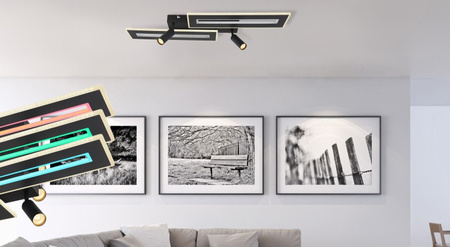 Lampa sufitowa MARIAN LED RGB Globo 67303D sterowana pilotem