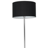 Lampa stojąca CASINO BLACK/CHROME 1xE27 Milagro ML6382