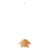 LAMPA WISZĄCA pleciony papier w stylu boho AMALFI II NATURAL MAXLIGHT P0578
