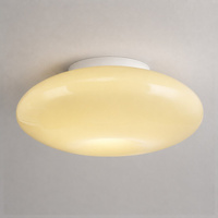 Szklana lampa sufitowa beżowe szkło o średnicy 32cm Robin Beige 11W LED Milagro ML2805