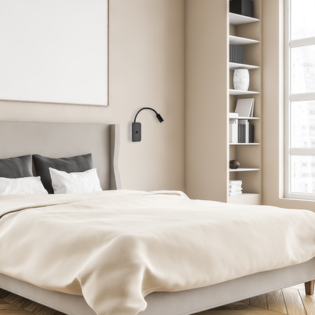 Kinkiet BASE BLACK port USB Milagro ML635