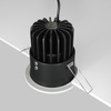 Białe okrągłe oczko podtynkowe średnica 8,5cm IP65 LED 3000K Zoom DL034-L12W3K-D-W Maytoni