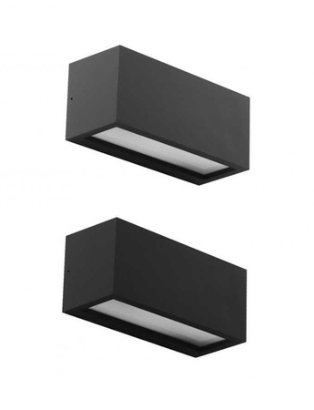 Kinkiet zewnętrzny VENTA DARK GREY IP54 Azzardo AZ4351