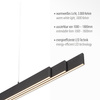 Lampa wisząca liniowa rozsuwana w kolorze antracytowym LED 3000K LUZI Paul Neuhaus 11660-13