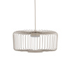 Beżowa lampa wisząca druciana cylindryczna na żarówkę GX53 KENAI C Nowodvorski 12226
