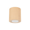 Oprawa sufitowa ryflowana drewniana tuba EVE CORTE WOOD 1xGU10 Tk Lighting 11442