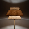Lampa podłogowa w kolorze sabia KALUM WOOD + Juta średnica 45cm 1xE27 Tk Lighting 16225