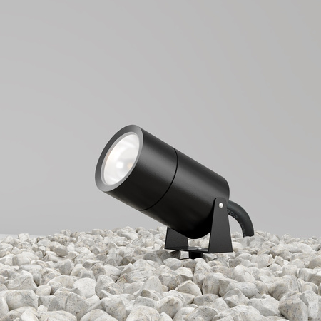 Grafitowy relektor kierunkowy wbijany w ziemie LED 3000K Bern O050FL-L15GF3K Maytoni