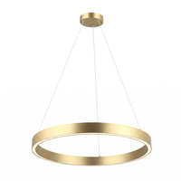 Lampa wisząca Midway Triangle złota 60cm okrąg LED 3000K Light Prestige LP-033/1P S GD Triangle