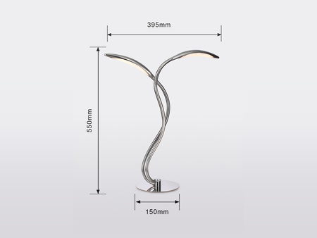 Lampa stojąca Tokyo chrom Aviano Lighting 8326-0201