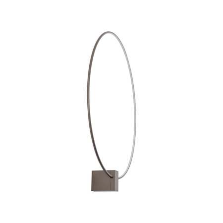 Kinkiet brązowy okrąg obręcz LED o średnicy 60cm VEXA BROWN 18W Tk Lighting 18306