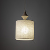 Pojedyńcza lampa wisząca abażur 25cm z lnu AMURA SABIA 1xE27 Tk Lighting 11437