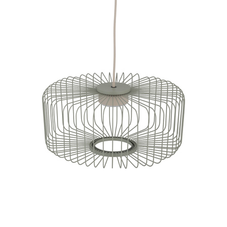 Lampa wisząca druciana o średnicy 38cm w kolorze szałwiowym 1xGX53 KENAI C Nowodvorski 12230