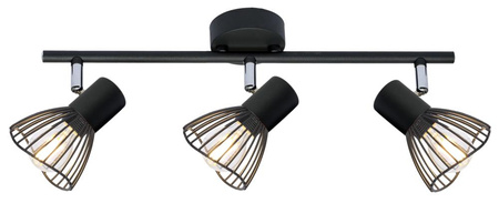 FLY LAMPA SUFITOWA LISTWA 3X40W E14 CZARNY Candellux 93-61911