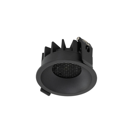 Czarna okrągłe oczko sufitowe 8,6cm NEXUS BLACK CCT 12W Tk Lighting 18127