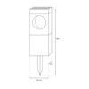 Lampka Solarna Cyklop 3000K IP44 Eko-Light EKO2522