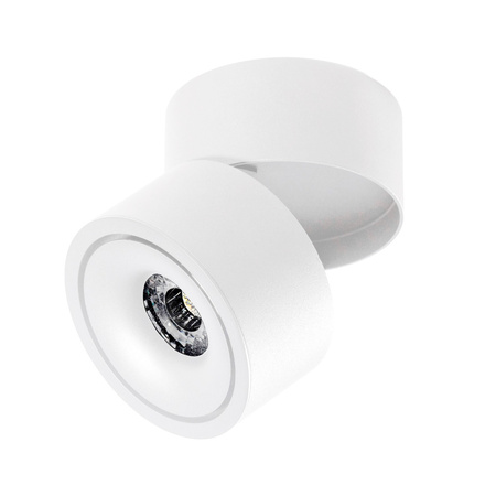 Biała oprawa natynkowa ruchoma COSTA 12W CCT SWITCH WH AZZARDO AZ6032