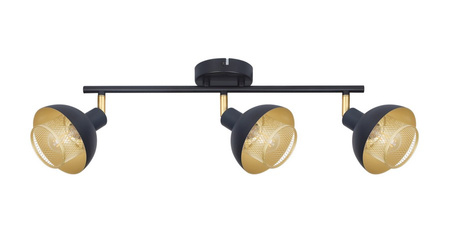 Lampa sufitowa SAVIO Italux SPL-27357-3-BK-GD