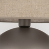 Lampka nocna brązowa abażur z lnu 1xE27 TAMI NEW BROWN Tk Lighting 16195