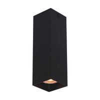 Czarna oprawa natynkowa 17cm 1xGU10 Ander Italux CLN-28394-M-BK