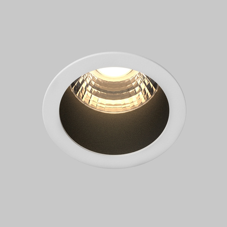 Mała okrągła oprawa podtynkowa 6cm LED 3000K Minor DL089-9W3K-BW Maytoni