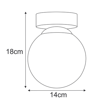 Lampa sufitowa K-5363 z serii MEGAN Kaja Lighting