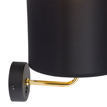 VEGA BLACK/GOLD KINKIET 1 TK Lighting 4663