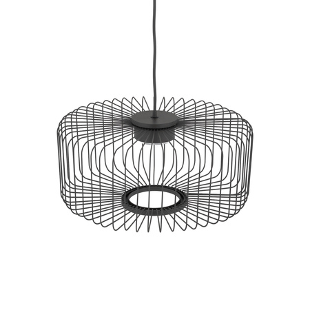 Lampa wisząca druciana cylindryczna w kolorze jedwabistego grafitu na żarówkę GX53 KENAI C Nowodvorski 12228