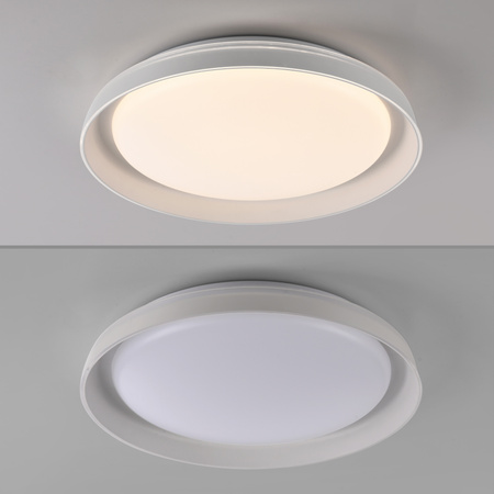 Plafon okrągły biały z funkcją SwitchMo SATI LED 3000K Just Light 14368-16