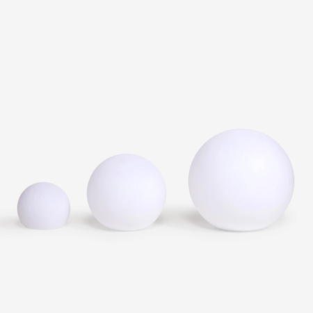 Biała mała kula ogrodowa 20cm BALL Zuma Line MC20E