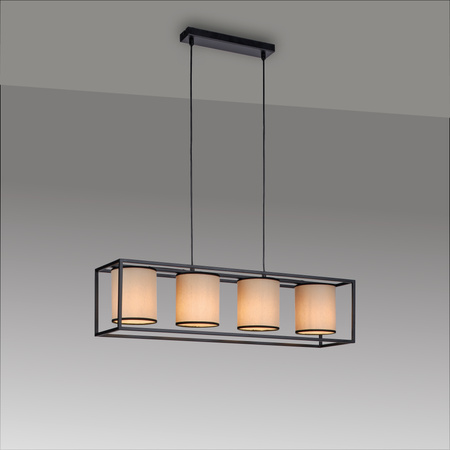 Lampa wisząca 4-punktowa nad stół 4xE27 RAVEN Just Light 15305-18