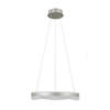 Lampa wisząca srebrny okrąg 50cm LED Morte Italux PND-34535-M-SILV