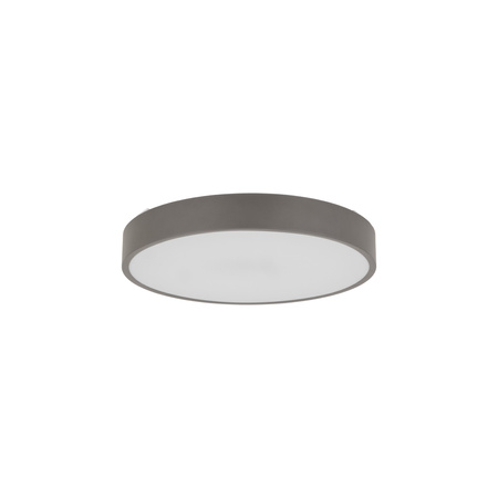 Okrągły brązowy plafon sufitowy 30cm VELIS BROWN LED 24W IP54 Tk Lighting 18281