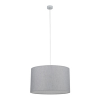 Lampa wisząca szary abażur o średnicy 50cm 1xE27 HOTEL MOOD Nowodvorski 11791